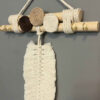 Dekorativer & handgefertigter Wand-Schlüsselhalter mit Makramee-Design
