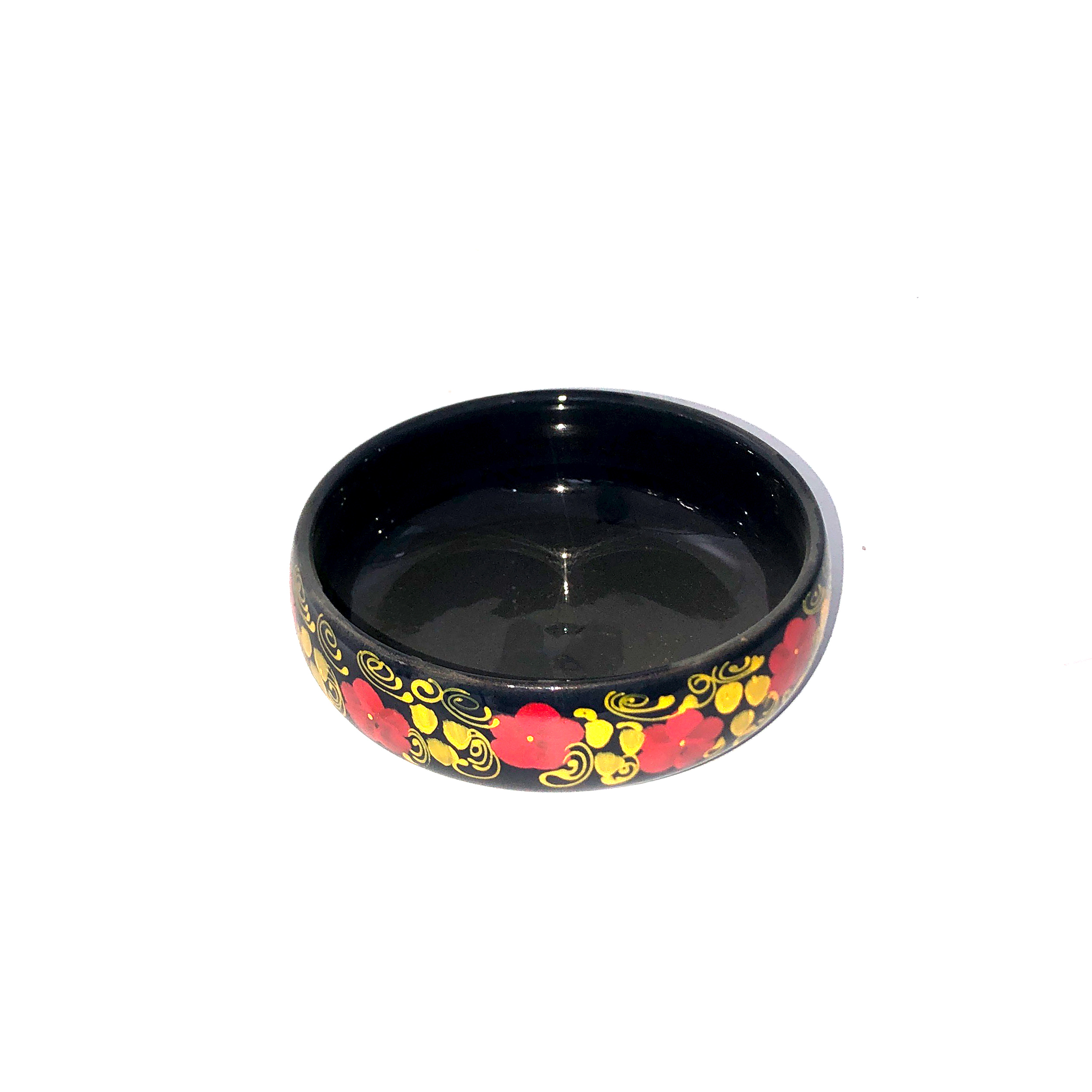 Dekorative Töpfer-Schale Künstlerisch im Blumenmuster für die Heimdekoration