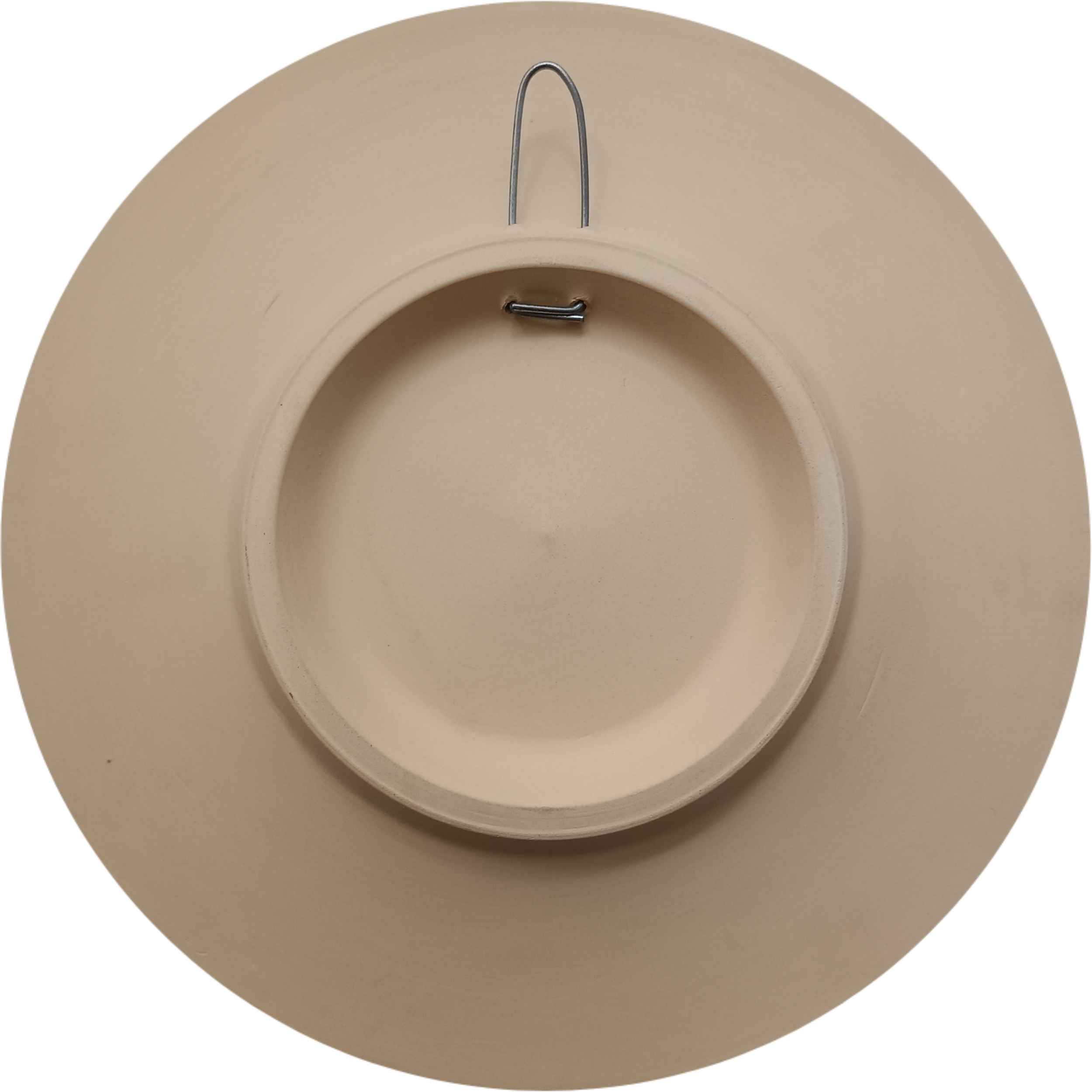 Dekorativer Keramikteller für Tisch- und Wanddekoration im Design der Wirbel-Dervische