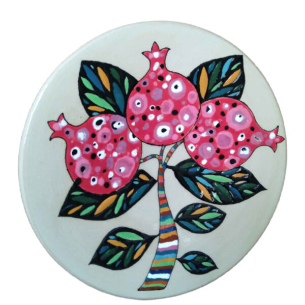 Dekorativer Keramikteller in Minakari persischer Handwerkskunst Keramik