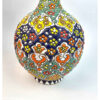 Dekorative Töpfer-Vase mit Persischer Minakari-Handbemalung in Emaillekunst