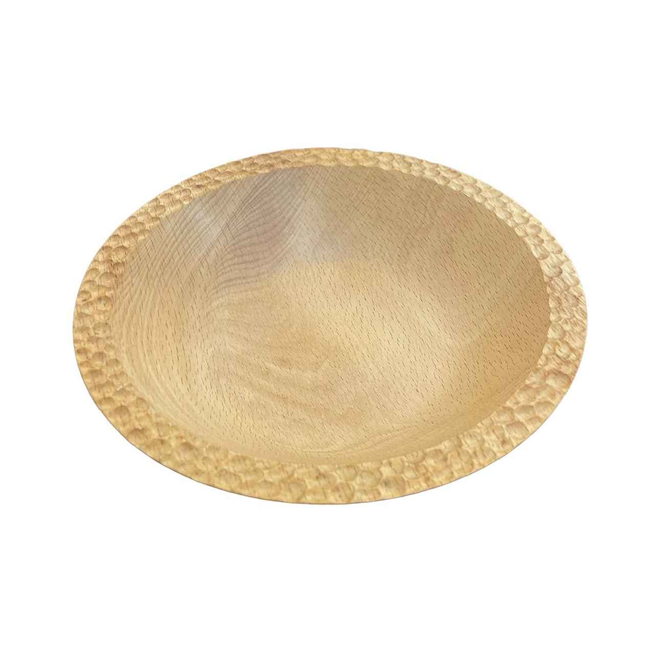Dekorative Holz-Schale Aus Buchenholz
