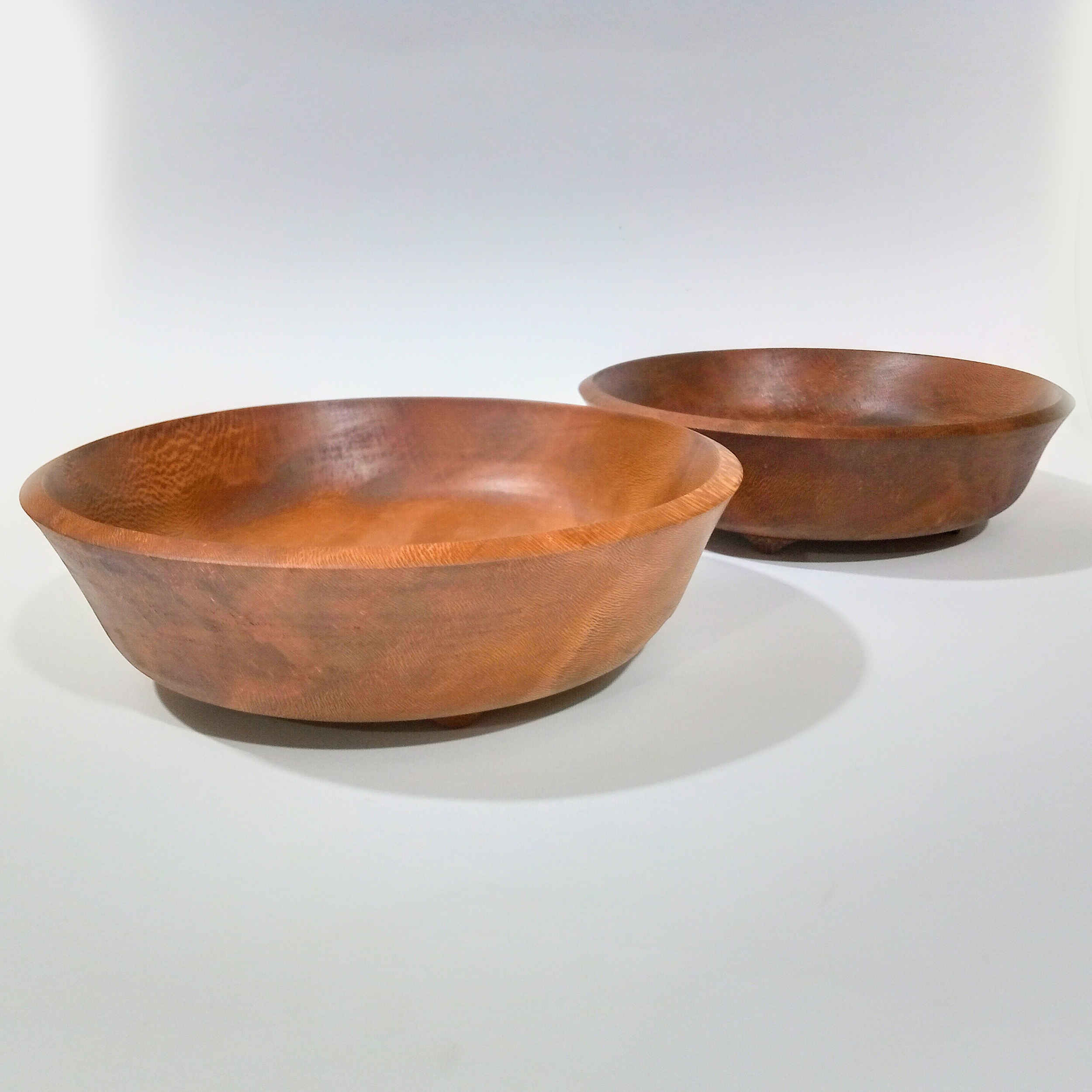 Dekorative Holz-Schale Aus Buchenholz im Rustikalen Stil