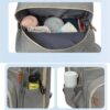 Windel Tasche mit Seitentaschen für Baby Zubehör Modell Bett Umwandelbar