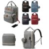 Windel Tasche mit Seitentaschen für Baby Zubehör Modell Bett Umwandelbar
