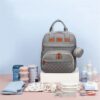 Windel Tasche mit Seitentaschen für Baby Zubehör Modell Bett Umwandelbar