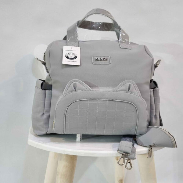 Windel Tasche mit Seitentaschen für Baby Zubehör Modell QZ Katze