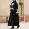 Bestickte Locker geschnittene Abaya für Muslimische Frauen