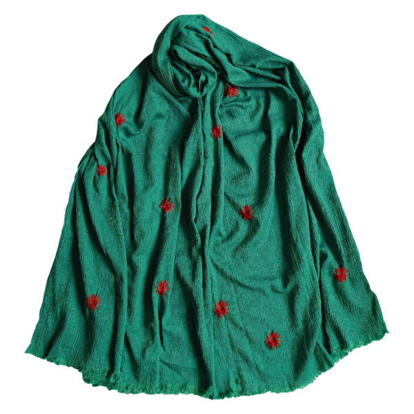 Bestickter Schal für Frauen Handgefertigt Modell Bloom