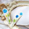 Besticktes Snap-Haarspangen-Set Handgewebt Modell Schnecke