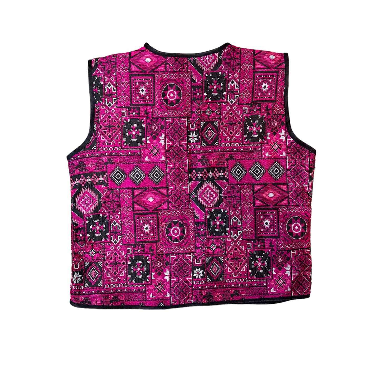 Bestickte Damenweste mit geometrischem Design