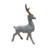 Geometrische Hirsch-Figuren im Kubismus-Stil 2 Stück - Modernes Kunst-Skulpturenset