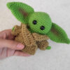 Amigurumi Gehäkeltes Grogu Kuscheltier – Baby Yoda Plüschtier