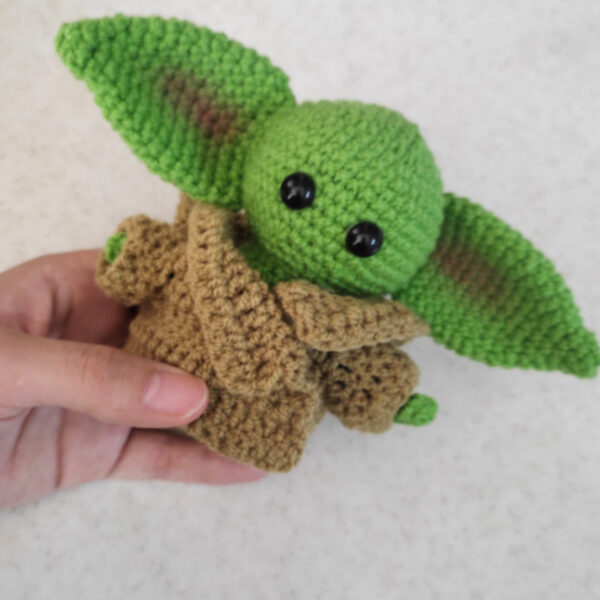 Amigurumi Gehäkeltes Grogu Kuscheltier – Baby Yoda Plüschtier