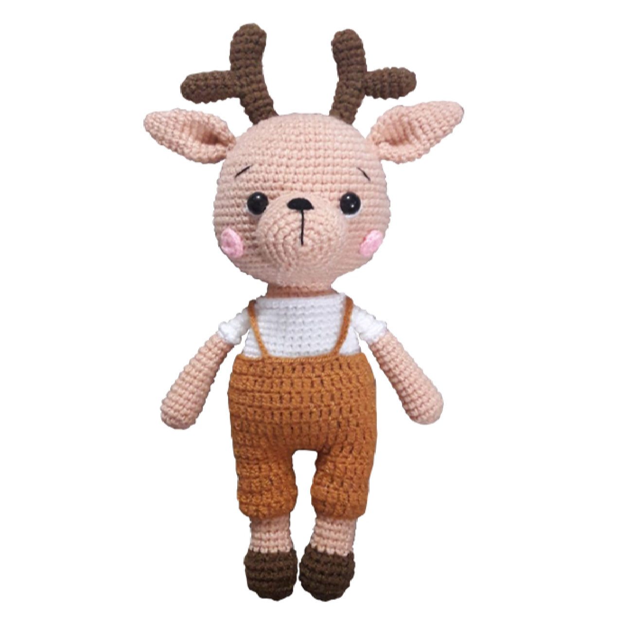 Amigurumi Gehäkelter Hirsch Kuscheltier für Kinder – Weiches und Kuscheliges Plüschtier