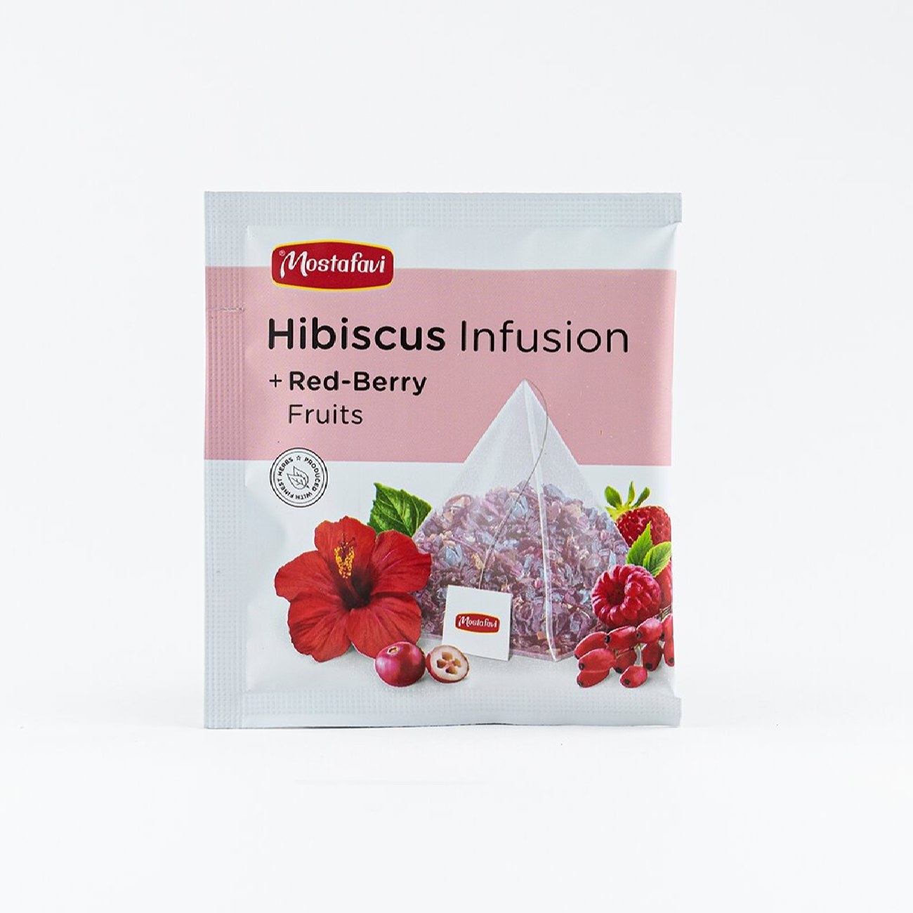 Hibiskusinfusion Sauertee mit gemischten roten Beeren Früchten Packung mit 12 (x6)