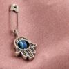 Hypoallergene Safety Pin Brooch für Frauen – Evil Eye Design für Sensibilität und Schutz