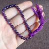 Islamischer Amethyst Rosenkranz mit 33 Gebetsperlen Tasbih gefertigt
