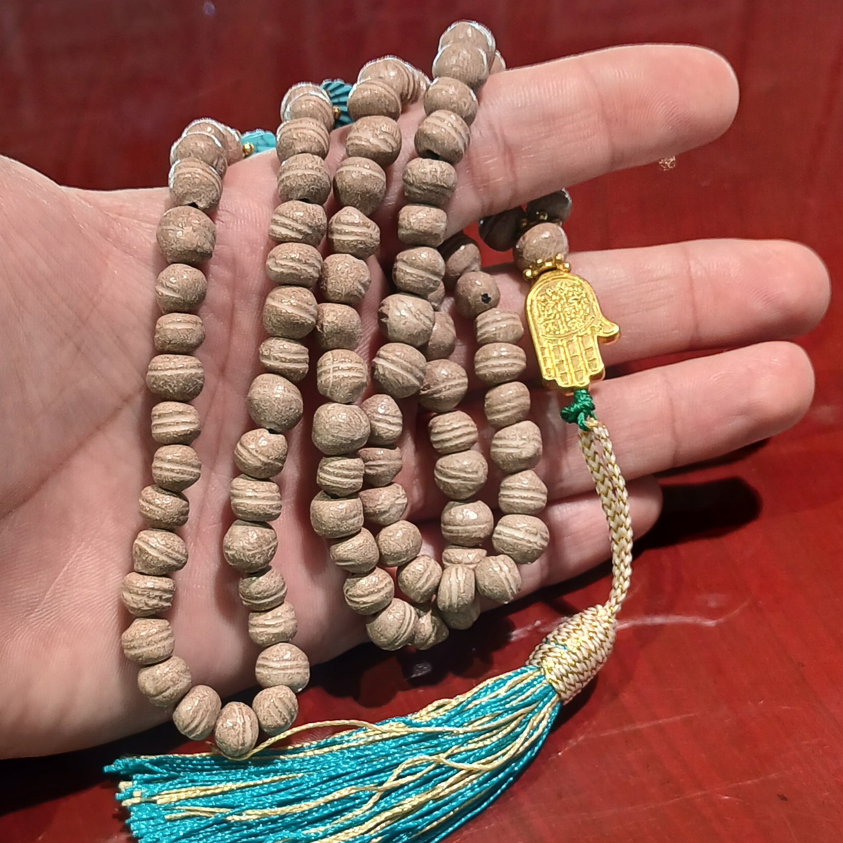 Islamischer Karbala Tasbih Khak-e-Shifa aus Karbala mit 101 Gebetsperlen