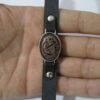 Islamisches Lederarmband mit Achatstein & Ya Hussain Kalligraphie
