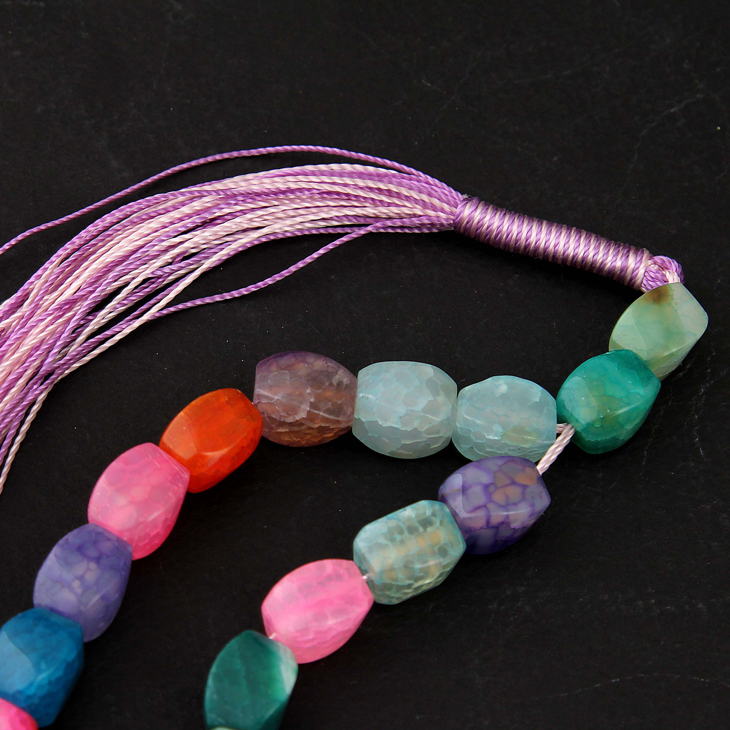 Islamischer Madagaskar-Achat Rosenkranz mit 33 Gebetsperlen Tasbih gefertigt