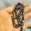 Islamischer Natürlicher Hämatit Rosenkranz mit 33 Gebetsperlen Muslimischer Tasbih gefertigt