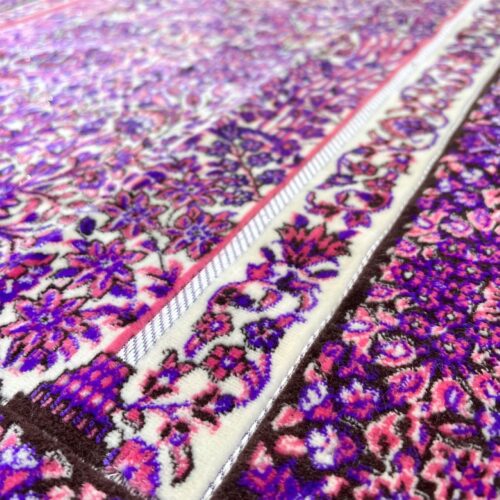 Islamischer Gebetsteppich gepolsterte Sajada aus Polyester in Lila