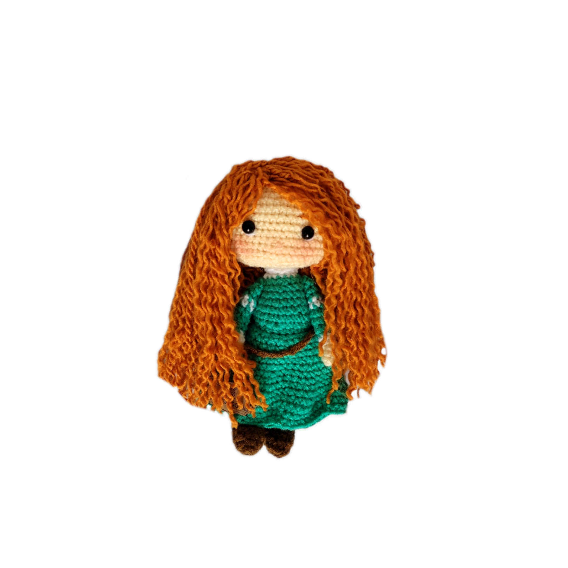 Amigurumi Handgemachte Gehäkelte Puppe – Merida Design | Weiches Kuscheltier