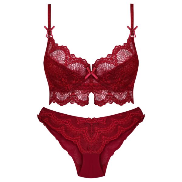 Lingerie-Set Spitzen-BH & Tanga Guipure für Damen
