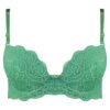 Lingerie-Set gepolsterter BH & Tanga Guipure für Damen