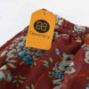 Langer Rock mit Blumenmuster für Damen