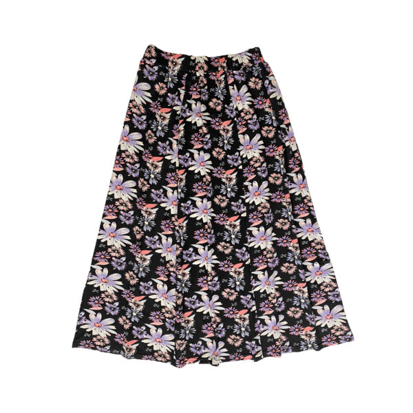 Langer Damenrock mit Blumenmuster „Blüte“