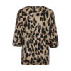 Langarmbluse für Damen mit Leoparden-Design