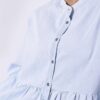 Langarm-Peplum-Bluse für Damen