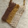 Macrame Schultertasche - Handgewebt für Frauen Modell Leaf