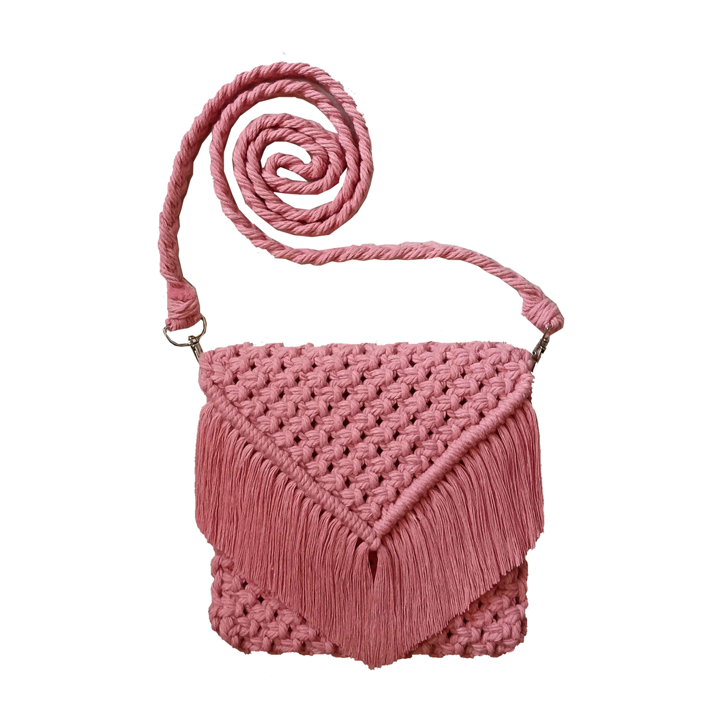 Macrame Sling Tasche - Handgewebt für Frauen Modell Boho