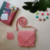 Macrame Sling Tasche - Handgewebt für Frauen Modell Boho