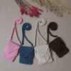 Macrame Sling Tasche - Handgewebt für Frauen Modell Cube