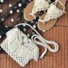 Macrame Sling Tasche - Handgewebt für Frauen Modell Refah