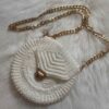 Macrame Sling Tasche für Frauen - Handgewebt Modell Circular