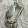 Macrame Sling Tasche für Frauen - Handgewebt mit Blatt Design