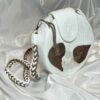 Macrame Sling Tasche für Frauen - Handgewebt mit Blatt Design