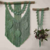 Makramee-Wandbehang & Pflanzenhalter-Set Wandteppich Kunst Boho