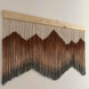 Makramee-Wandbehang Wandteppich Kunst Boho Modell Berg