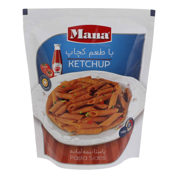 Mana Instant-Pasta mit Ketchup-Geschmack, 145 g (20 Packungen)