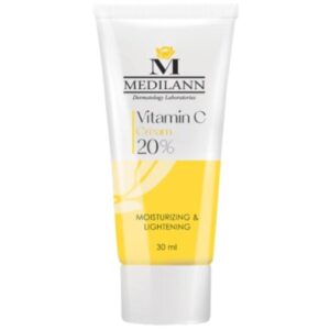 Medilann Vitamin C Creme – 30 ml Feuchtigkeitsspendend und Aufhellend