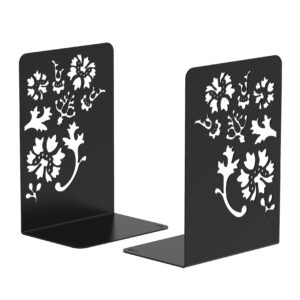 Florales Design Buchstütze aus Metallkunst – perfekt für Eingangsbereiche oder Geschenkshops