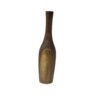Minimalistische dekorative Knospenvase aus massivem Naturholz, handgefertigt