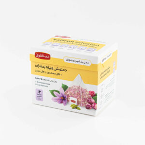 Mostafavi Safran Kräutertee-Mischung mit Damaszener Rose & Kardamom (x6)