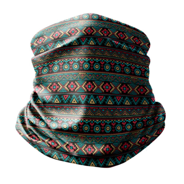 Multifunktionales Sport-Tuch mit geometrischem Design